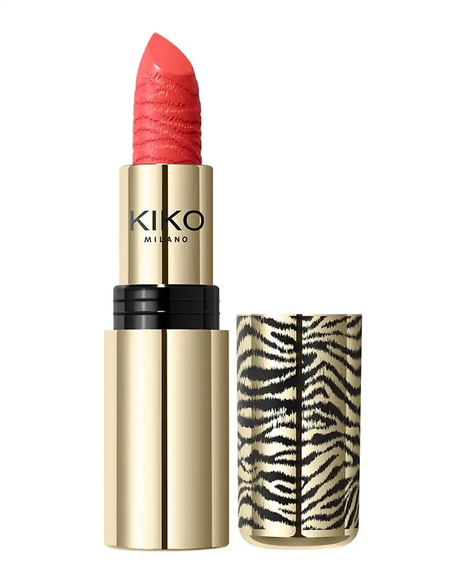 Labial cremoso e hidratante SPF 30 Just Cavalli X Kiko Milano Wild-Kisser Lipstick Spf30 04 Heat Game - Kiko Milano - Comparador de precios
