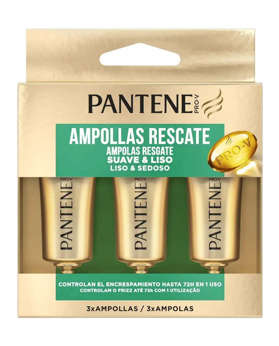 Pantene - Ampollas Rescate Suave & Liso Pro-V - Pantene - Comparador de precios