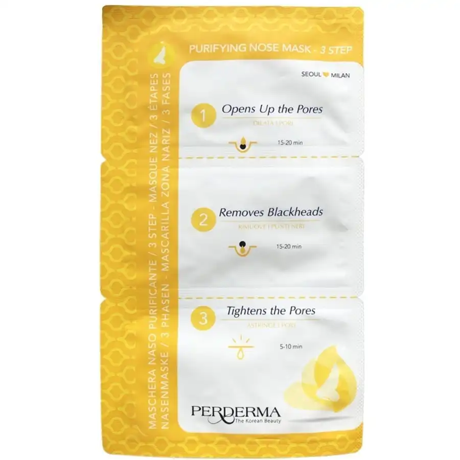 Perderma - 3 Pasos Purificante para Nariz Mascarillas para Puntos Negros 1 pieces female - Perderma - Comparador de precios