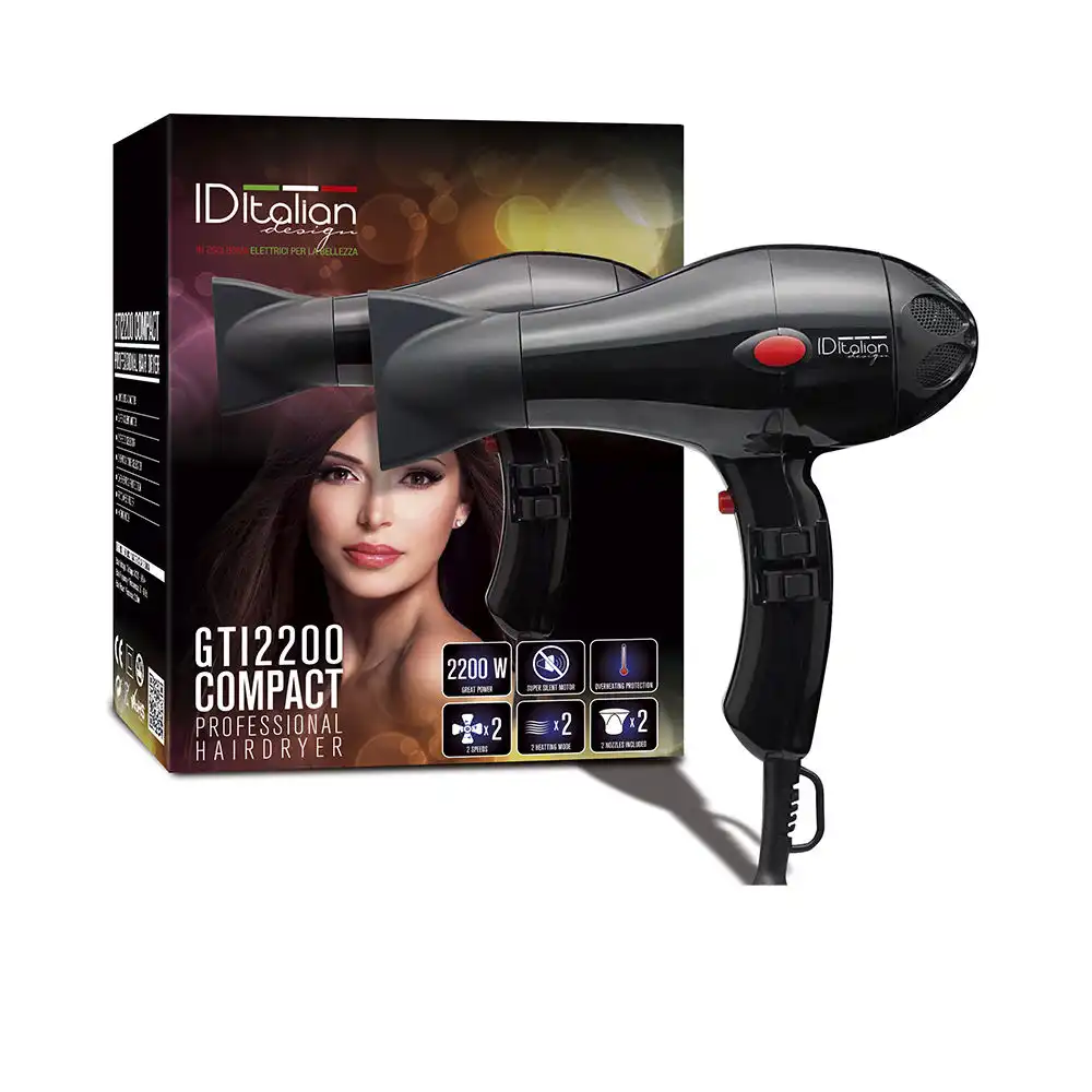 Professional Hair dryver compact 2200w 1 u - Id Italian - Comparador de precios