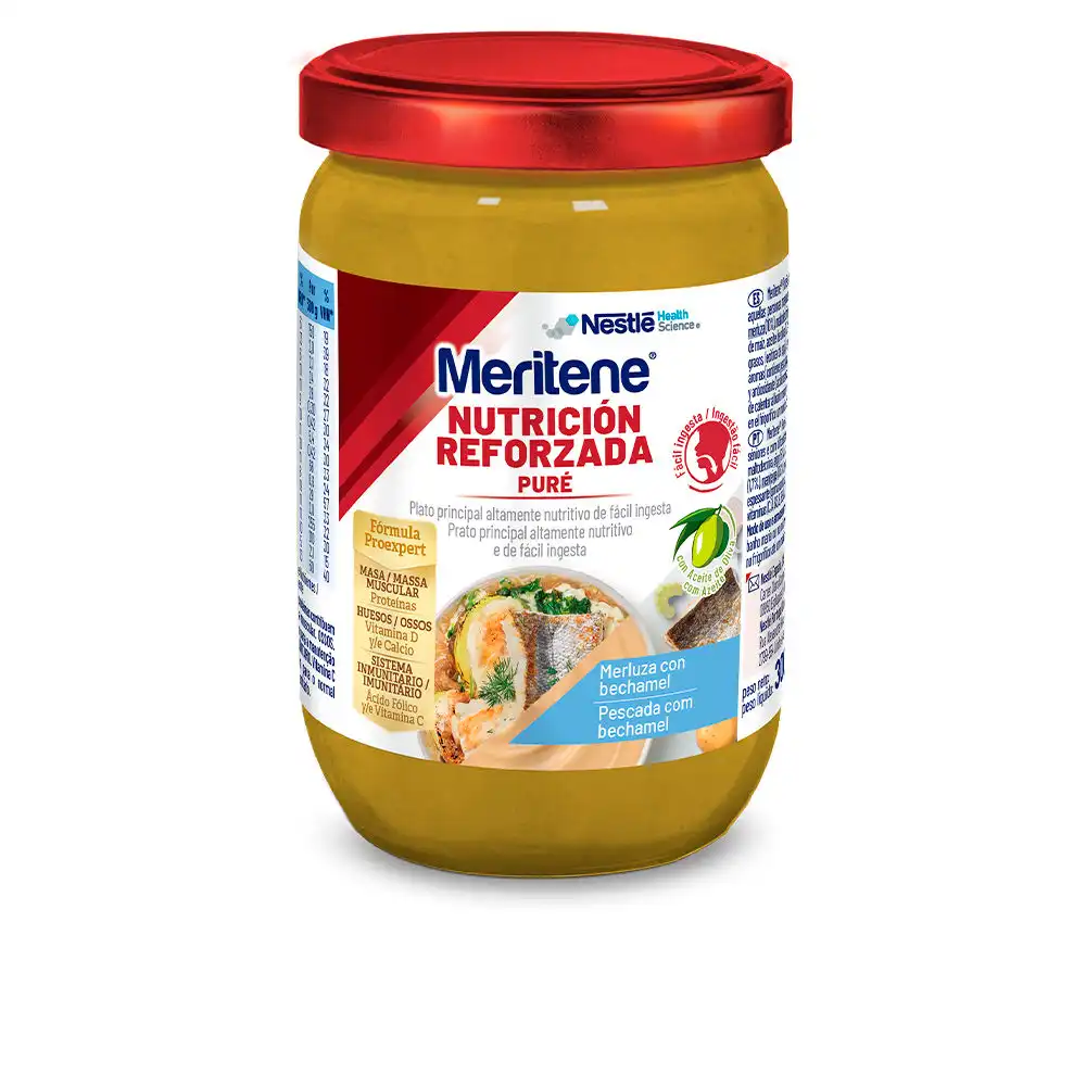 Puré tarro #merluza con bechamel 300 gr - Meritene - Comparador de precios