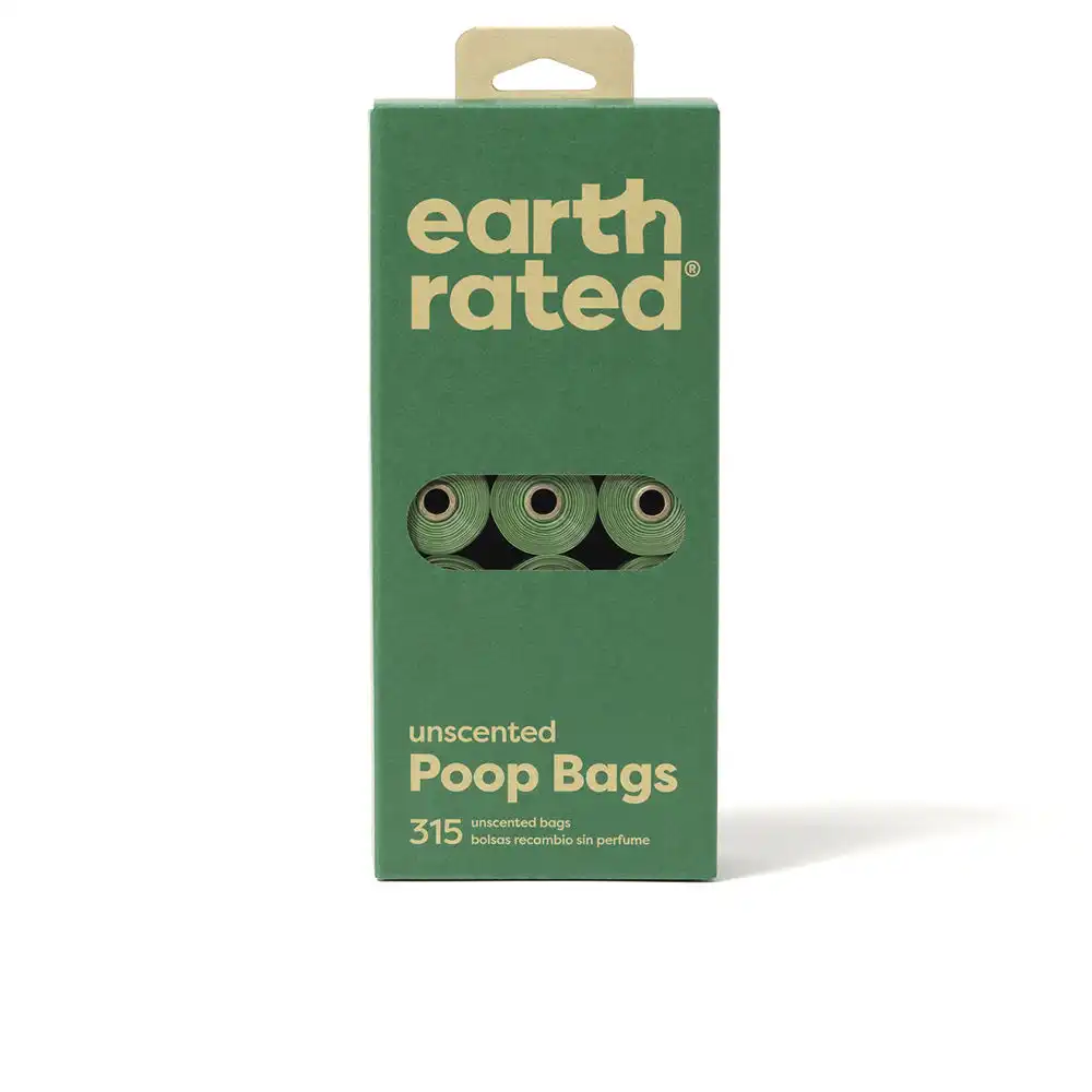 Rollos Bolsa mascota recambio #sin perfume 21 x 15 u - Earth Rated - Comparador de precios