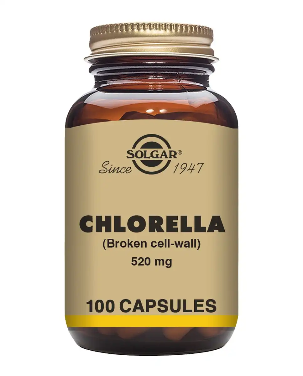SOLGAR - 100 Cápsulas Vegetales Clorella - SOLGAR - Comparador de precios
