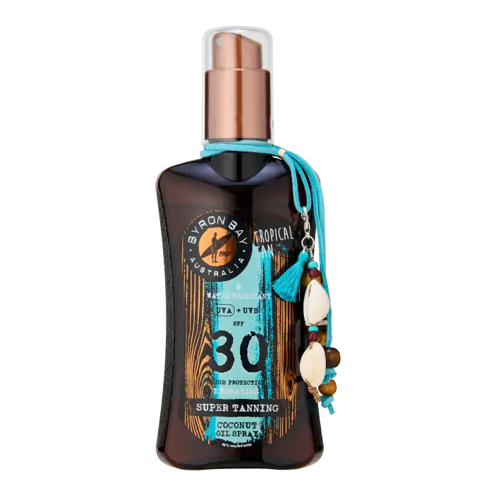 Super Tanning Coconut Oilspray Aceite Bronceador SPF 30 200 ml - Byron Bay - Comparador de precios
