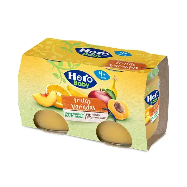 Tarrito Frutas Variadas - HERO - Comparador de precios