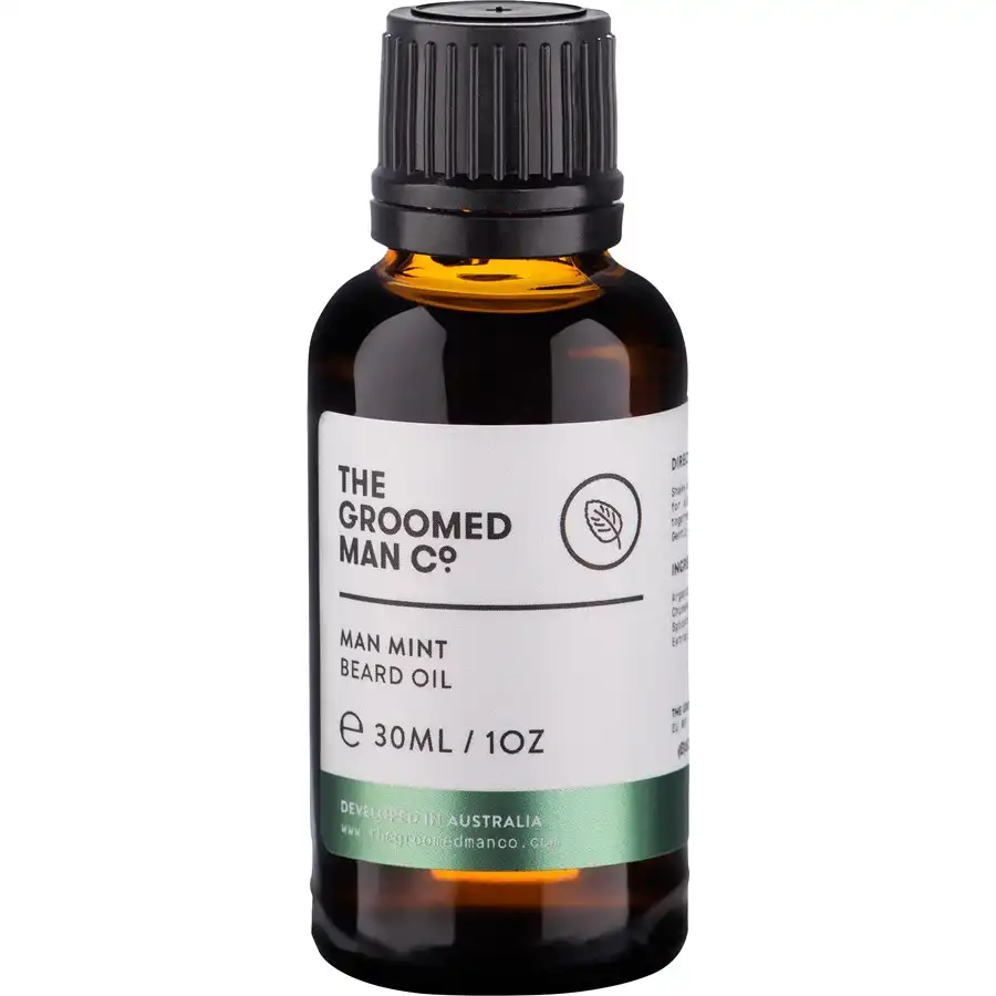 THE GROOMED MAN CO - Man Mint Beard Oil Cuidado de la Barba 30 ml male - The Groomed Man Co - Comparador de precios
