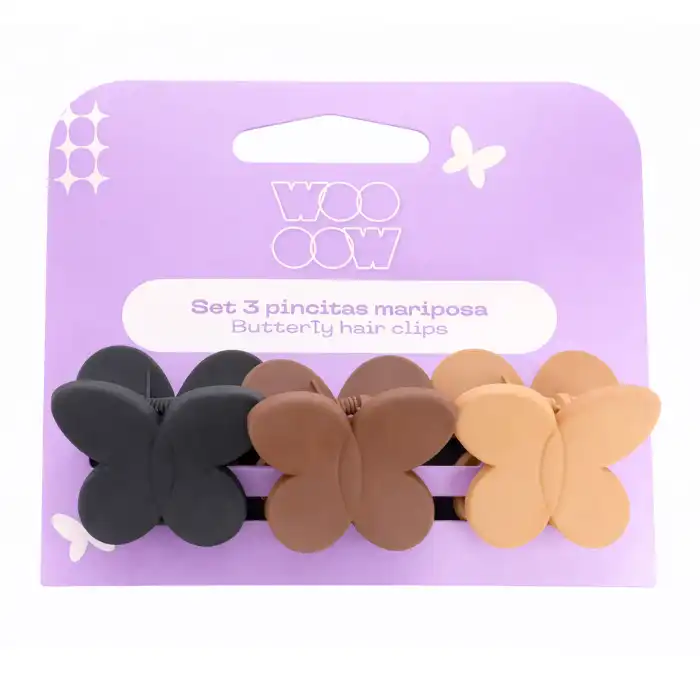 Set 3 Pincitas Mariposa - Woo oow - Comparador de precios