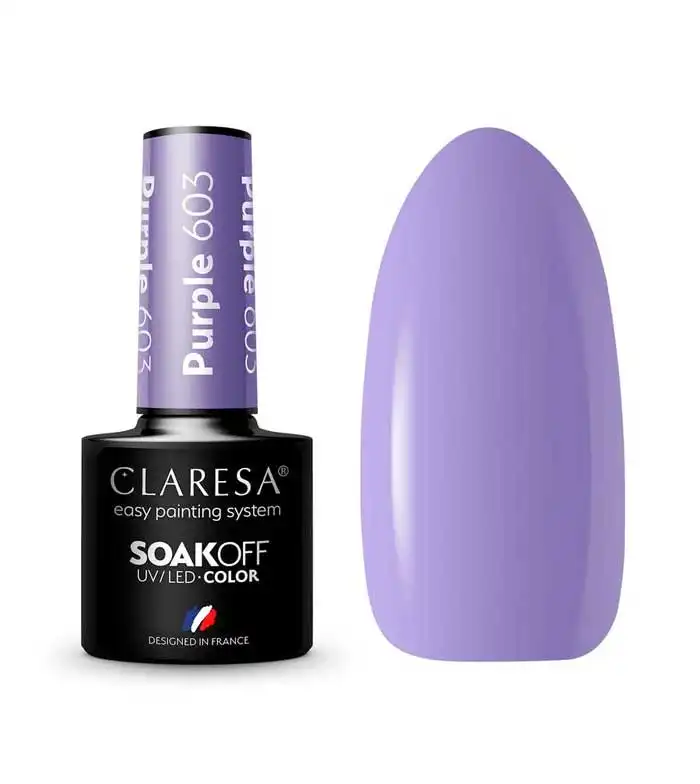 Claresa - Esmalte semipermanente Soak off - 603: Purple - Claresa - Comparador de precios