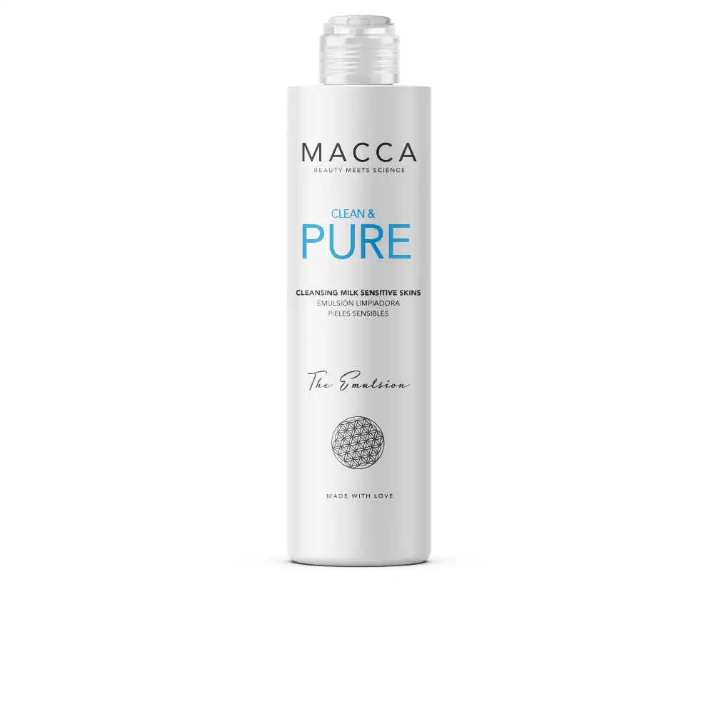 Clean & Pure cleansing milk sensitive skin 200 ml - Macca - Comparador de precios