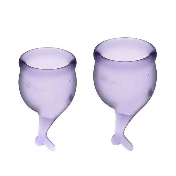 Copa Menstrual Lila Feel Secure - SATISFYER - Comparador de precios