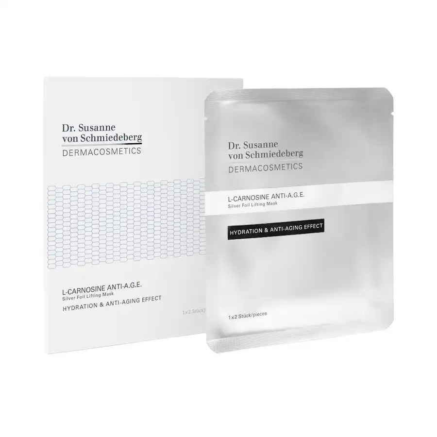 Dr. Susanne von Schmiedeberg - L-Carnosine Anti-A.G.E. Silver Foil Lifting Mascarillas de celulosa 1 pieces unisex - Dr. Susanne von Schmiedeberg - Comparador de precios
