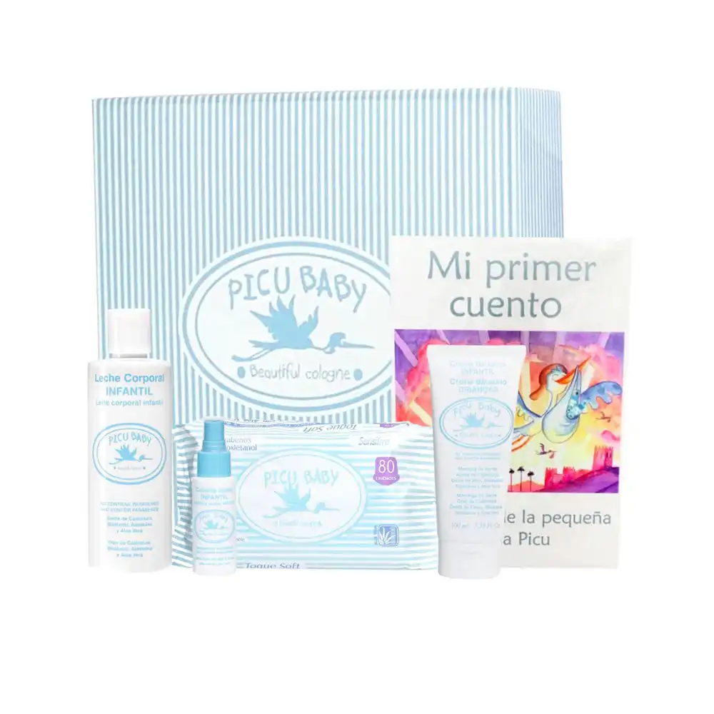 Infantil Caja Rayas Azul New lote 5 pz - Picu Baby - Comparador de precios