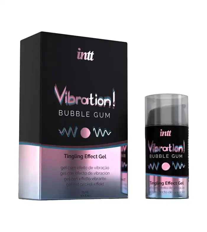 Intt - Gel excitante con efecto de vibración - Bubble Gum - Intt - Comparador de precios