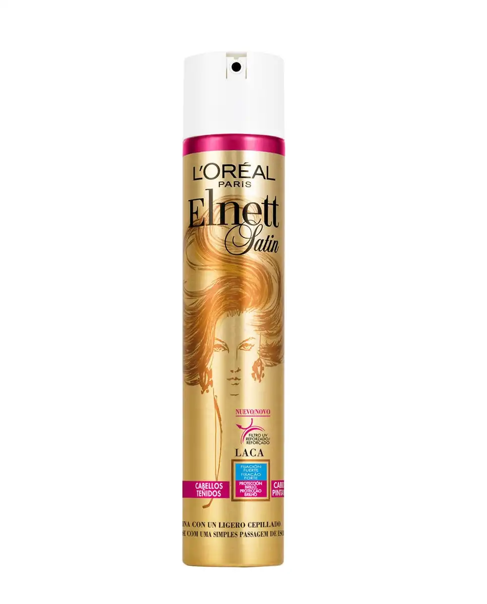 L'Oréal Paris - Laca Elnett Satin Cabellos Teñidos 400 Ml - L'Oréal Paris - Comparador de precios