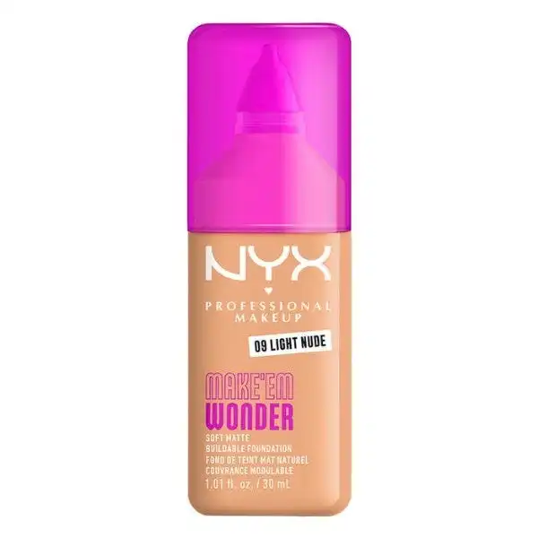 Make'em Wonder Foundation 09 Light Nude - NYX PROFESSIONAL MAKE UP - Comparador de precios