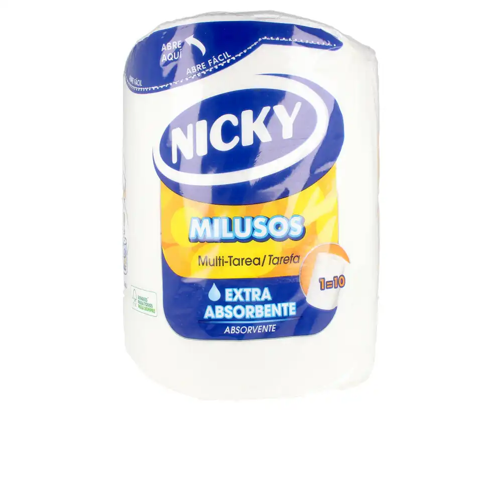 Multiusos papel extra absorbente 1 = 10 rollos - Nicky - Comparador de precios