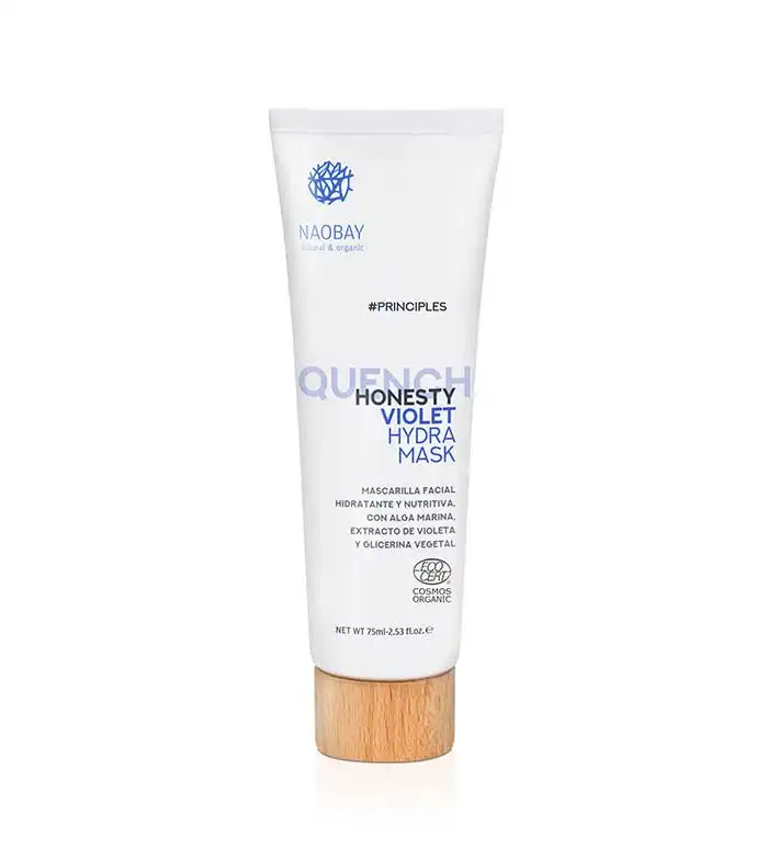 Naobay - *#Principles* - Mascarilla facial hidratante y nutritiva con alga marina, extracto de violeta y glicerina vegetal Honesty - Naobay - Comparador de precios