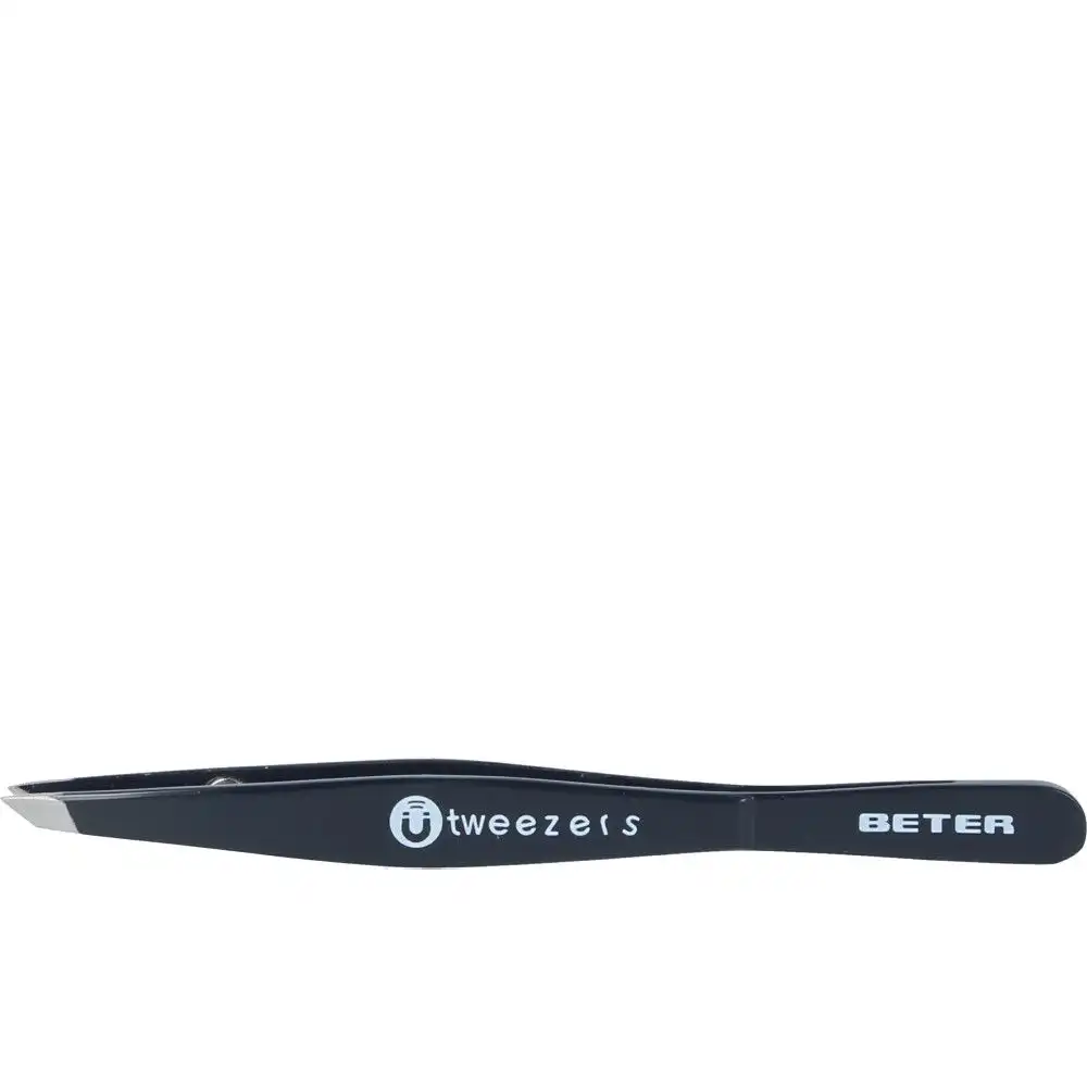 Pinza depilar magnética punta oblicua #negra 1 u - Beter - Comparador de precios