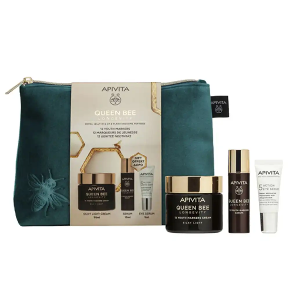 QUEEN BEE LONGEVITY SÉRUM ESTUCHE 4 pz - Apivita - Comparador de precios