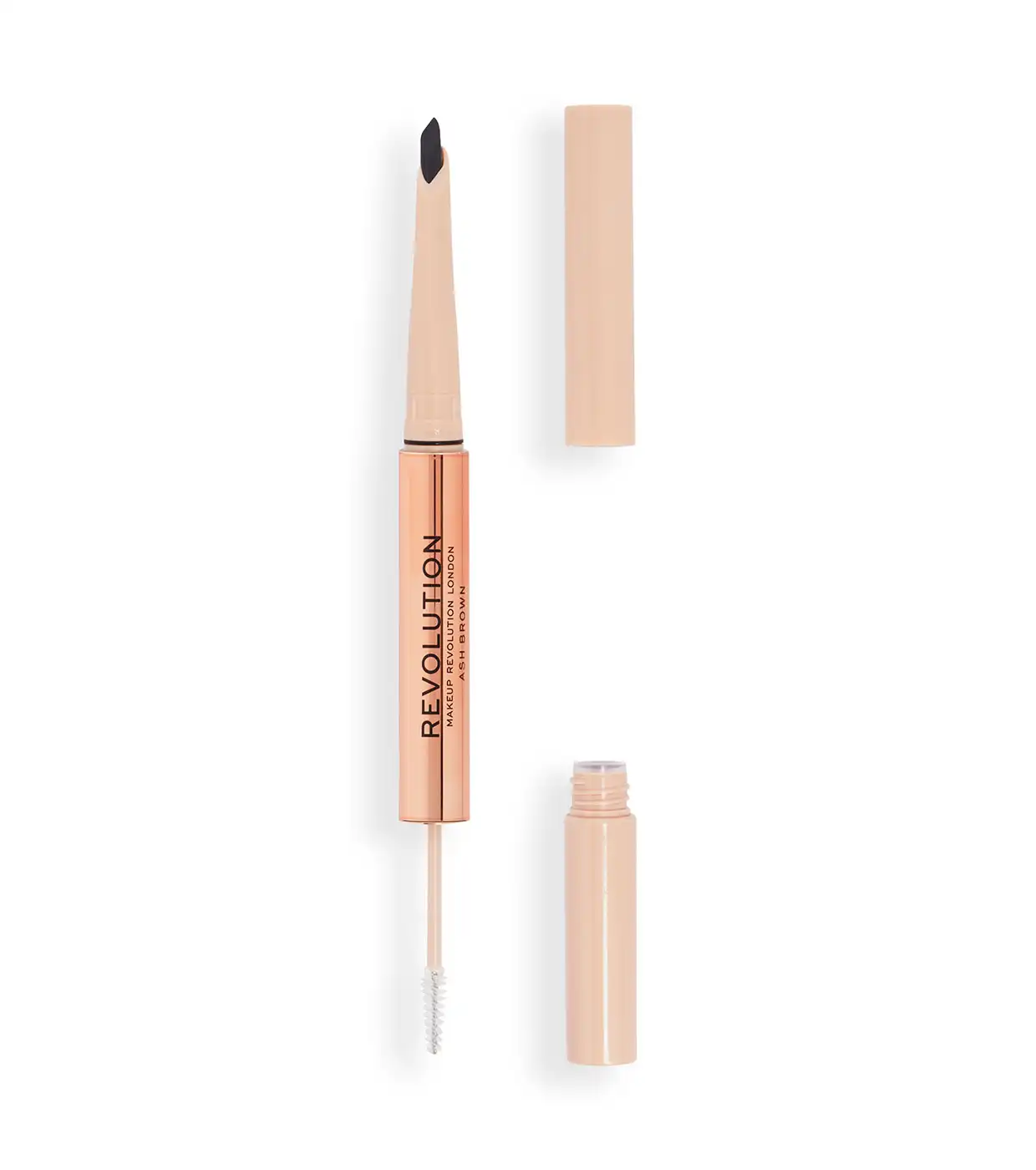 Revolution - Lápiz de cejas Fluffy Brow Filter Duo - Dark Brown - Makeup Revolution - Comparador de precios
