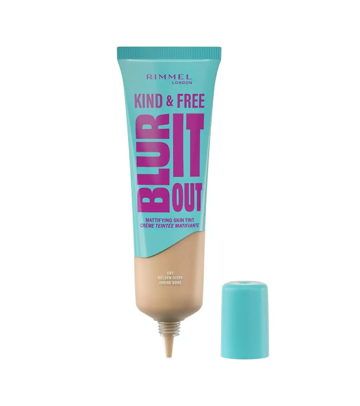 Rimmel London - *Kind & Free* - Base de maquillaje matificante Blur It Out - 082: Golden Ivory - Rimmel London - Comparador de precios
