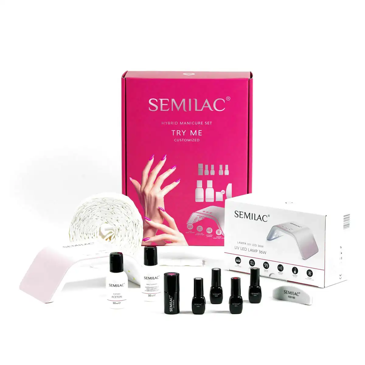 Semilac - Kit de manicura semipermanente Try Me Customized - SEMILAC - Comparador de precios