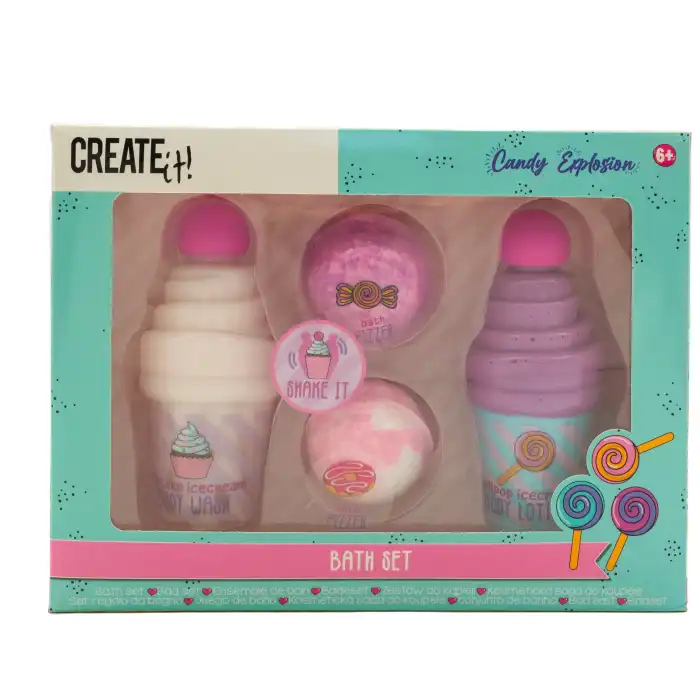 Set de Baño Candy  Create It!  Complementos de baño - Create It! - Comparador de precios
