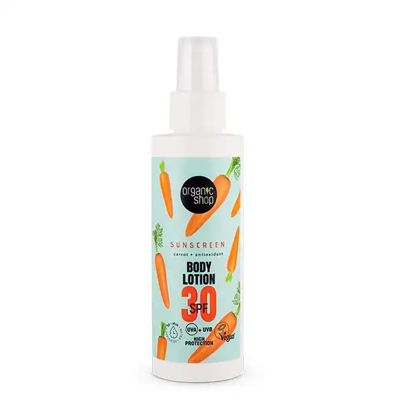 Sunscreen Body Lotion Spf30 - Organic Shop - Comparador de precios