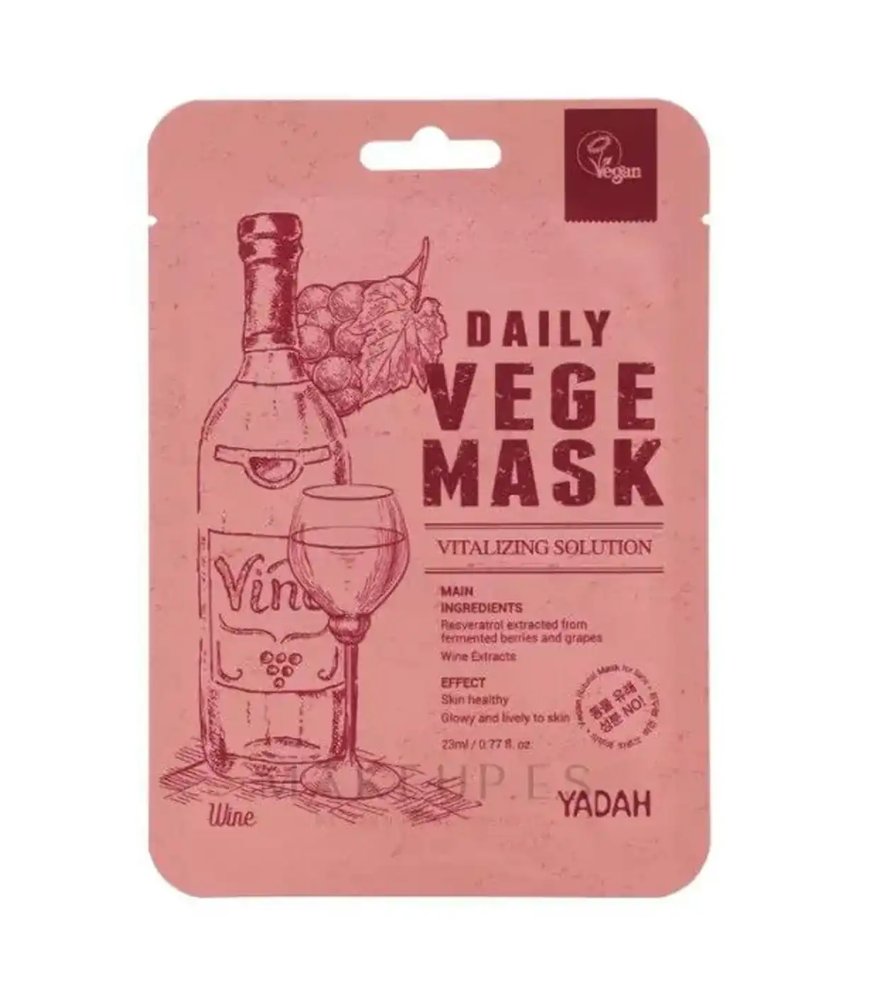 Yadah - Mascarilla vino Daily Vege - Yadah - Comparador de precios