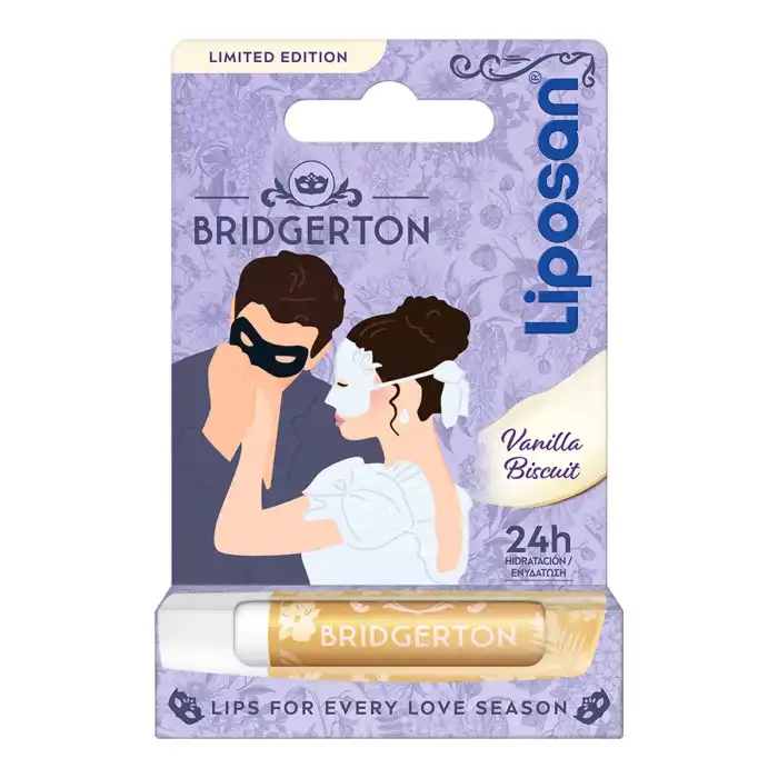 Bridgerton Bálsamo Labial 24h Hidratación Vanilla Biscuit 4.8 gr - Liposan - Comparador de precios
