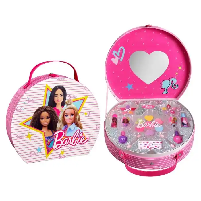 ¡40% DTO! Barbie Maletín Redondo de Maquillaje Infantil - Barbie - Comparador de precios