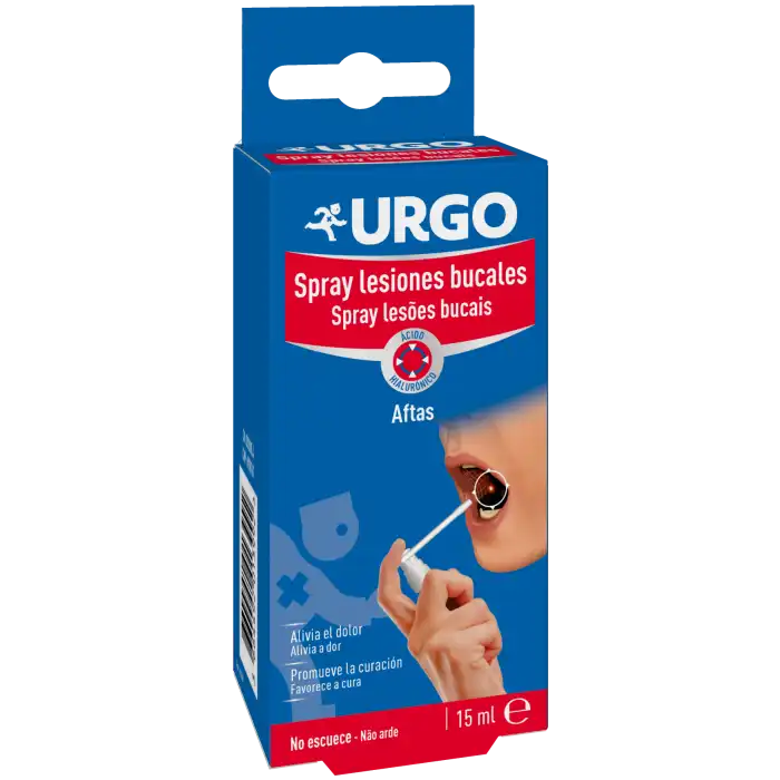 Aftas Spray 15 ml  Urgo  Higiene dental y bucal - Urgo - Comparador de precios