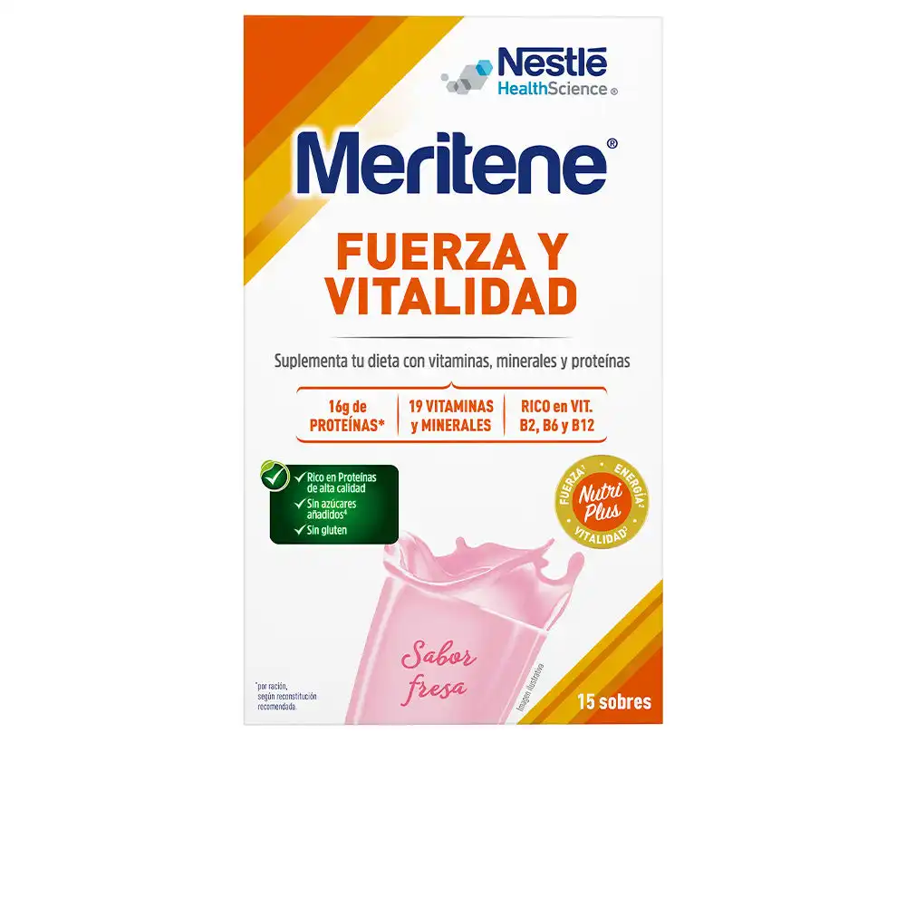 Batido Sabor Fresa 15 Sobres - Meritene - Comparador de precios
