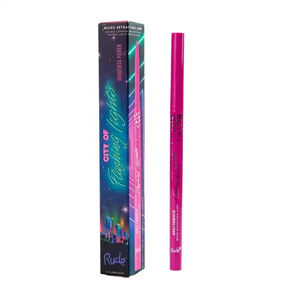 City Of Flashing Lights Micro Retract Lin Magenta Fever - RUDE - Comparador de precios