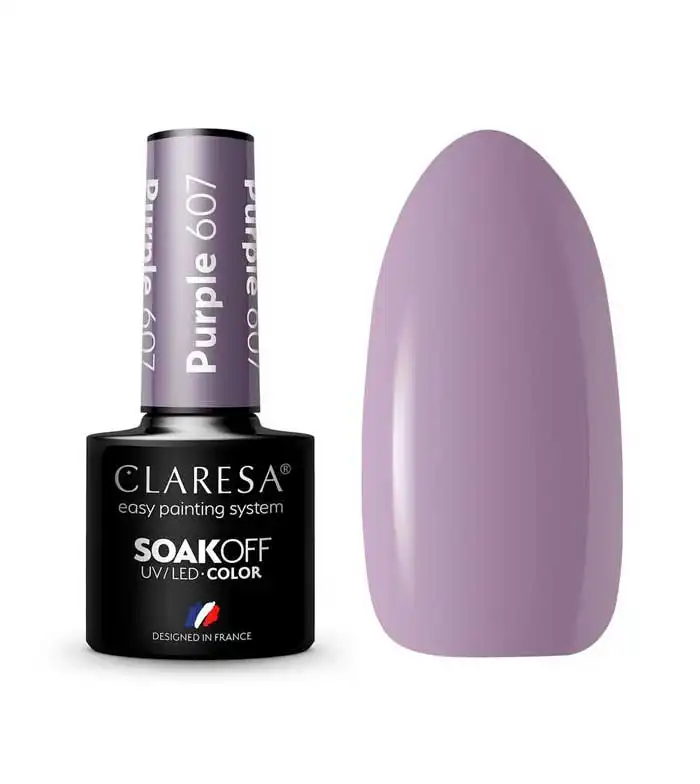 Claresa - Esmalte semipermanente Soak off - 607: Purple - Claresa - Comparador de precios