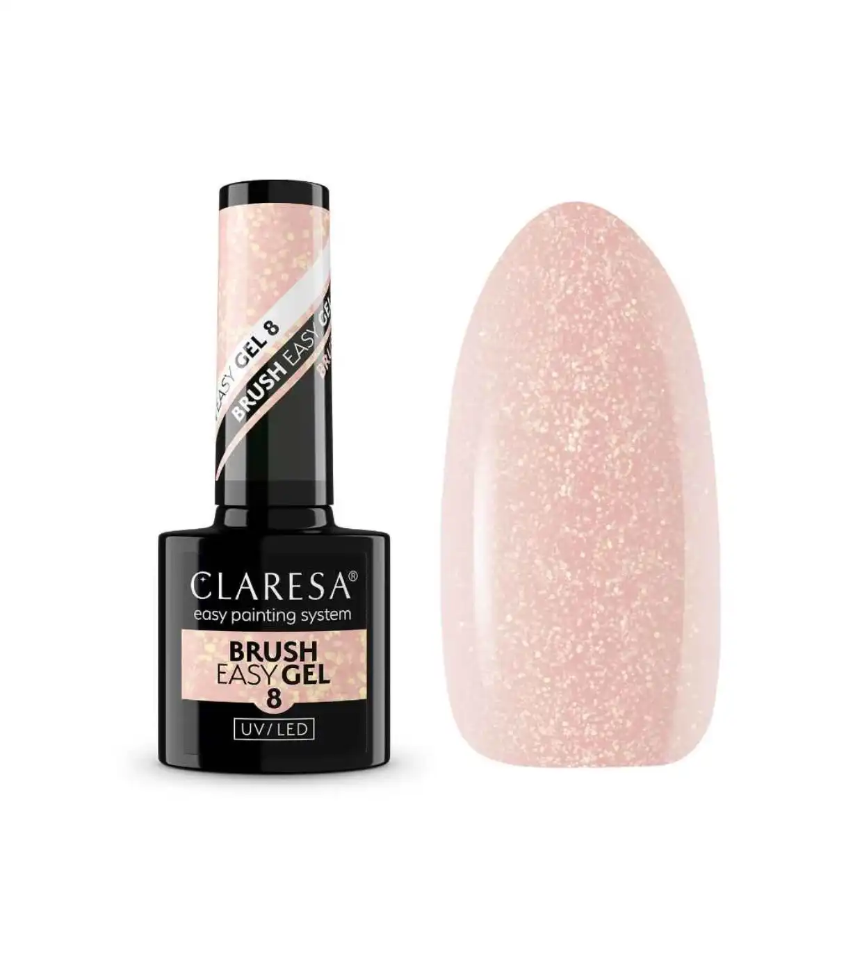 Claresa - Gel de uñas semipermanente Brush Easy - 08 - Claresa - Comparador de precios
