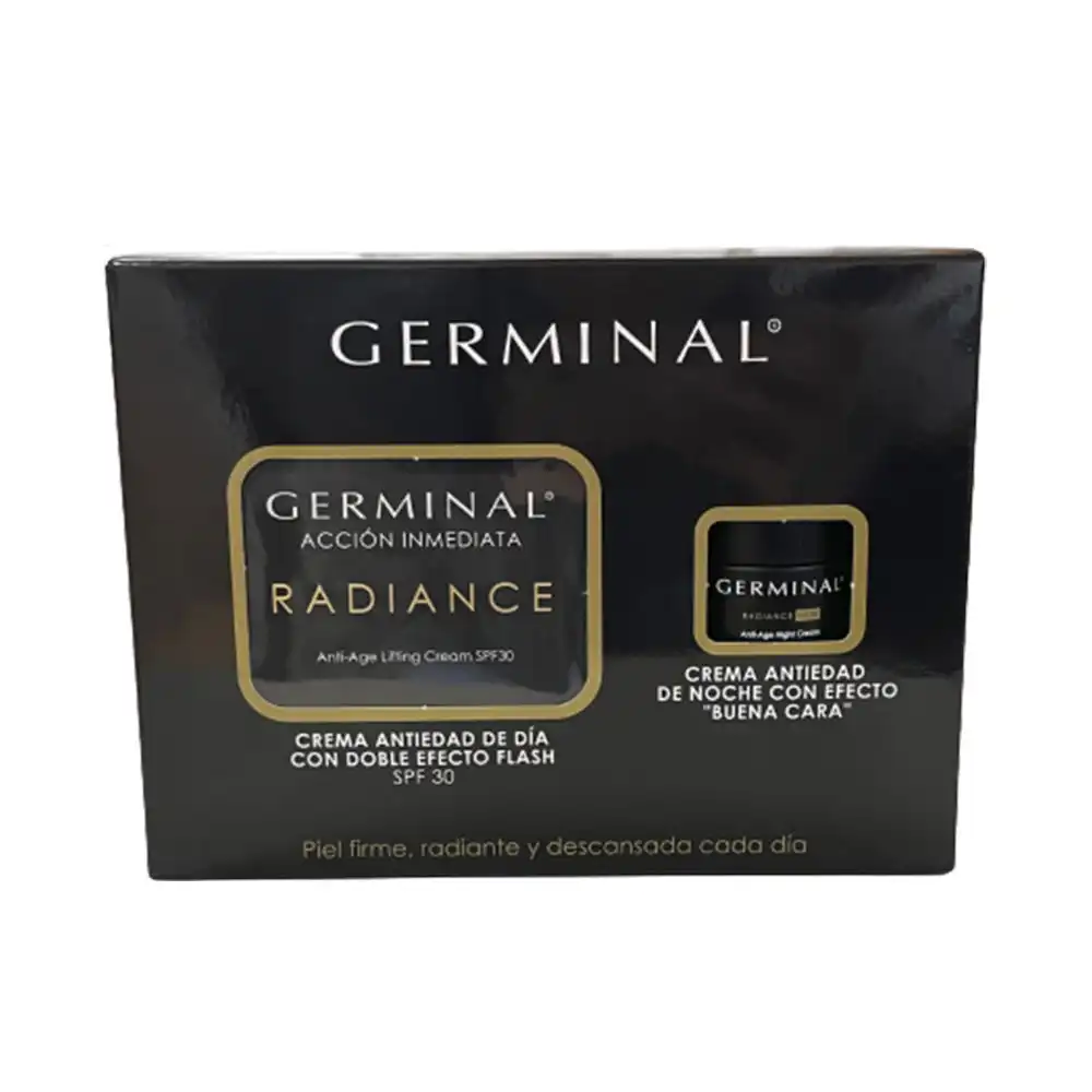 Crema De Día Acción Inmediata Radiance lote 2 pz - Germinal - Comparador de precios