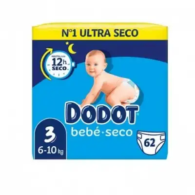 Dodot Dodot Bebé Seco Talla 3, 62 un - Dodot - Comparador de precios