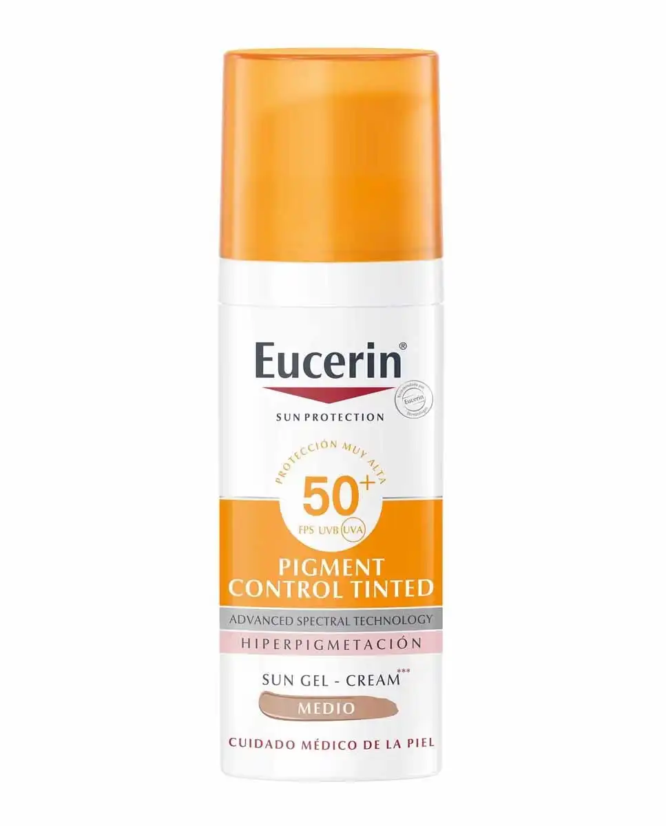 Eucerin® - Fluido Solar Pigment Control Tinted Medium FPS 50+ 50 Ml Eucerin - Eucerin® - Comparador de precios