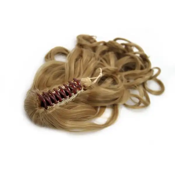 Fashiongirl - Extensiones De Cabello De Cola De Caballo Con Clip #27 Rubio Medio - Rizado Extensiones de cabello 1 pieces Marrón unisex - Fashiongirl - Comparador de precios