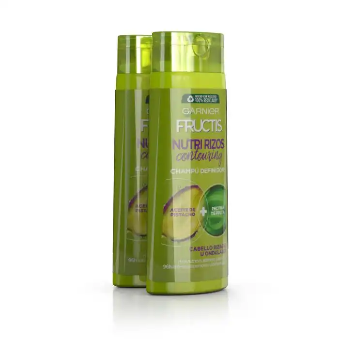 Fructis Nutri Rizos Contouring Champú Pelo Rizado u Ondulado 360 ml - Garnier - Comparador de precios