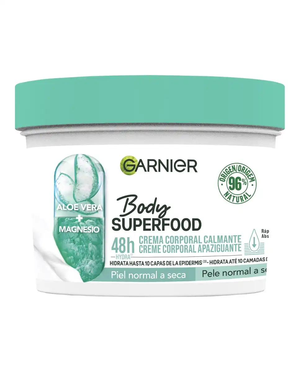 Garnier - Crema Corporal Body Superfood Calmante - Garnier - Comparador de precios