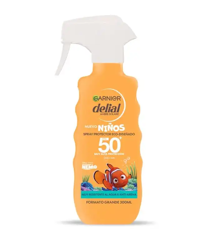 Garnier - Spray protector Eco-diseñado para niños Delial SPF50 - 300ml - Garnier - Comparador de precios