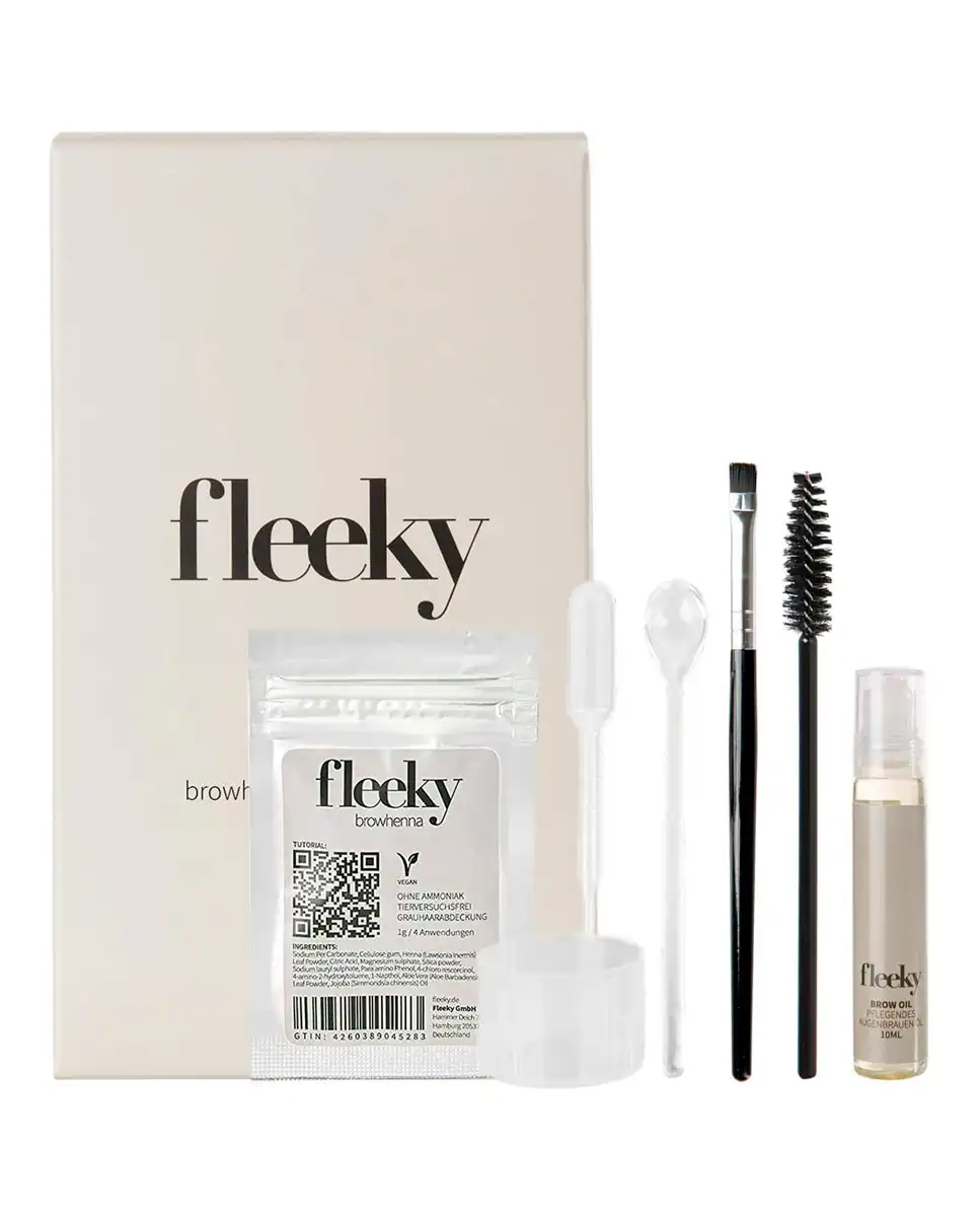 Kit de Henna para Cejas Teñidas y Definidas Brows Fleeky Rubio - Fleeky - Comparador de precios