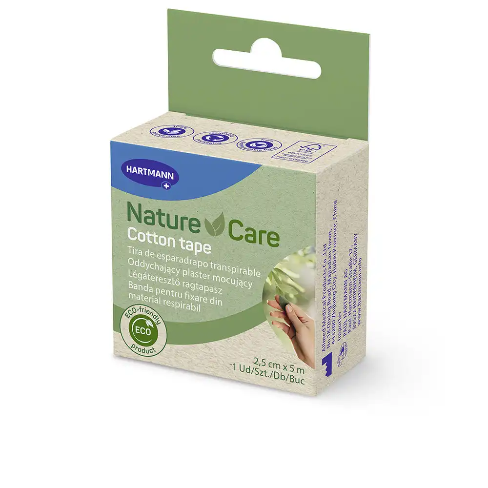 NATURE&CARE esparadrapo de algodón 2.5 cm x 5 m 1 u - Hartmann - Comparador de precios
