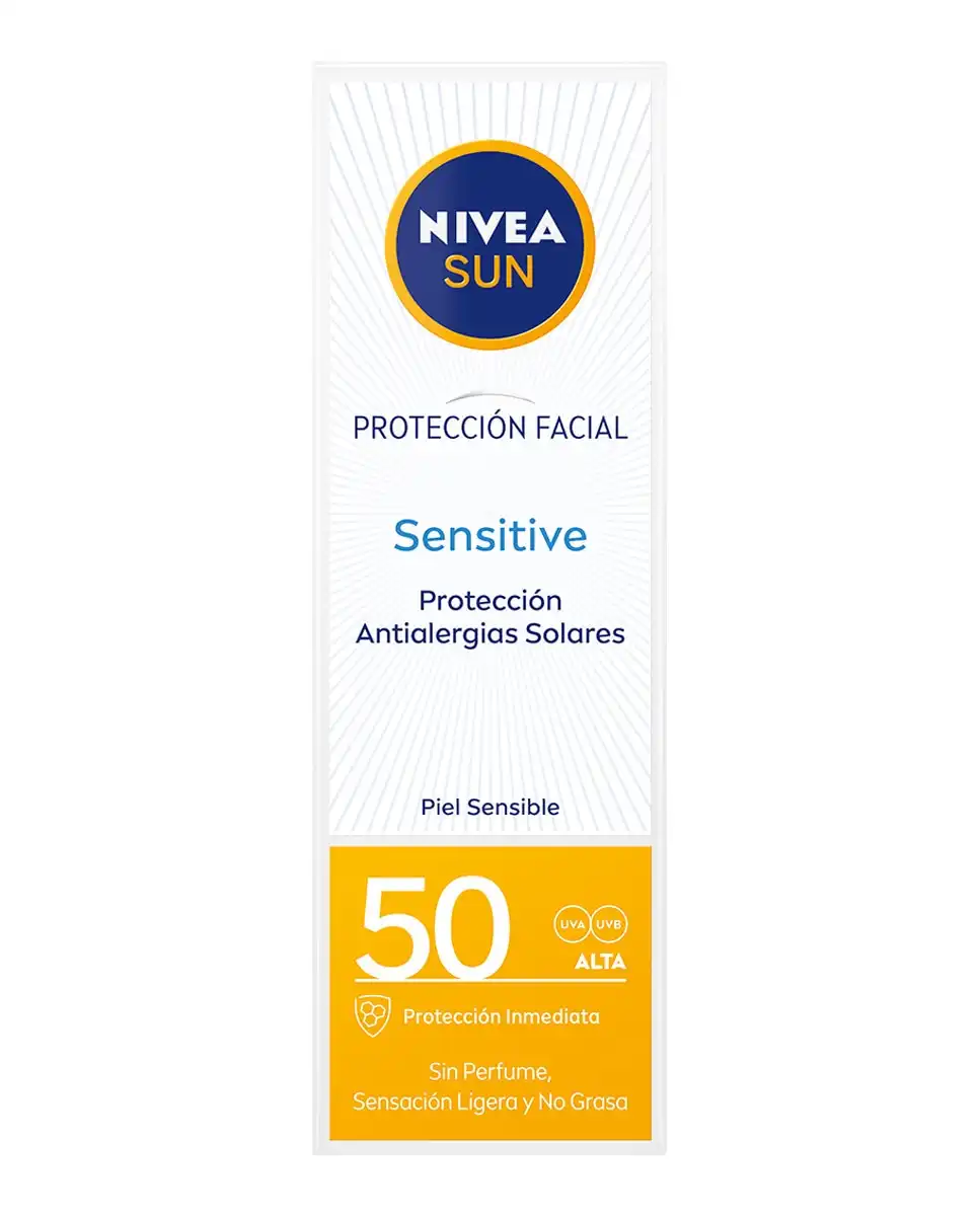 NIVEA - Protección Facial Sensitive Para Piel Sensible Sun - Nivea - Comparador de precios