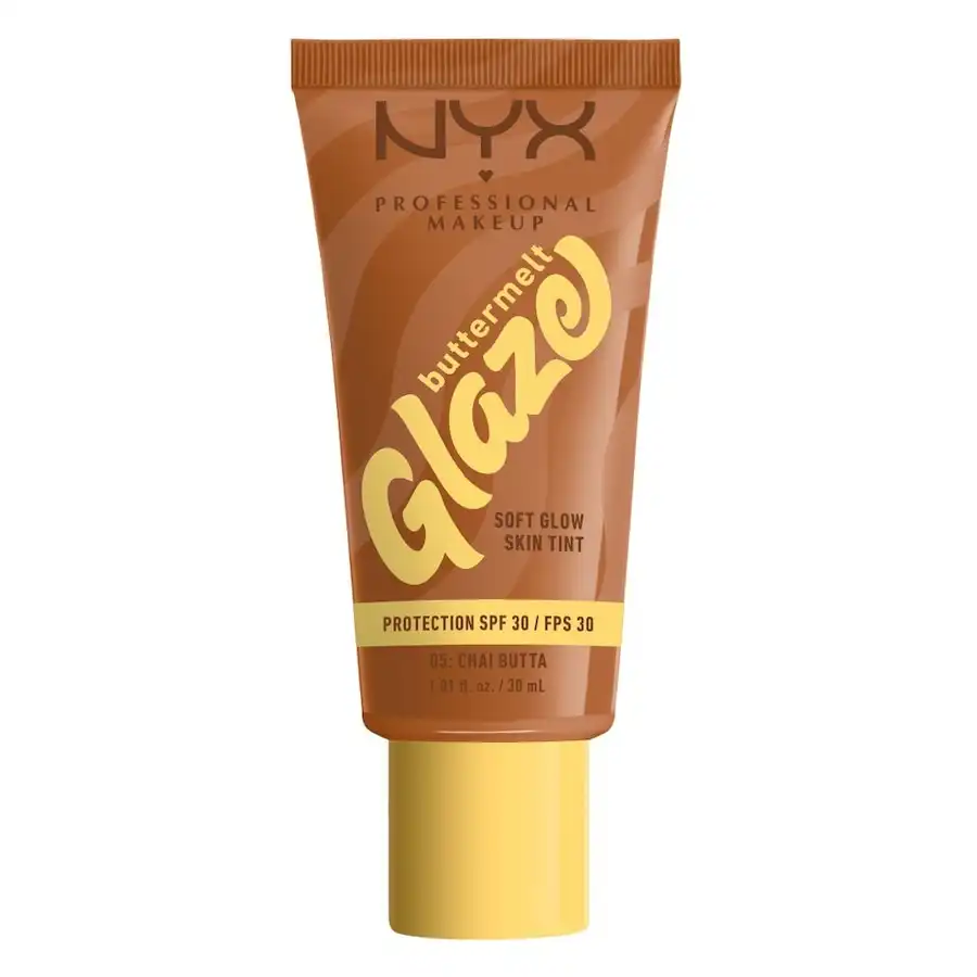 NYX Professional Makeup - Buttermelt Glaze FPS 30 Bases de maquillaje 30 ml 05W - CHAI BUTTA - NYX Professional Makeup - Comparador de precios