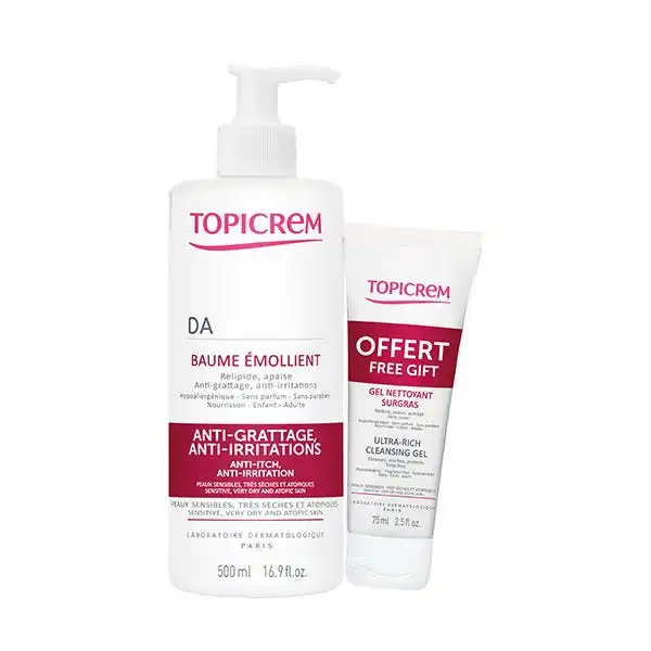 Pack BÃ¡lsamo Da + Gel Sobreengrasante - TOPICREM - Comparador de precios