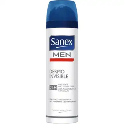 Sanex Desodorante Spray Men Dermo Invisible 200 ML 200.0 ml - Sanex - Comparador de precios