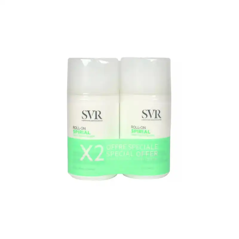Spirial Duplo Desodorante Roll-on 50ml - Svr - Comparador de precios